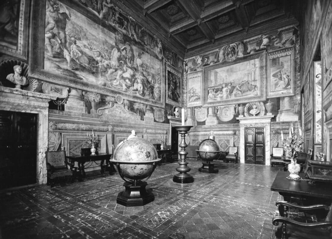 Palazzo Sacchetti a Roma: Sala delle Udienze o Sala dei Mappamondi