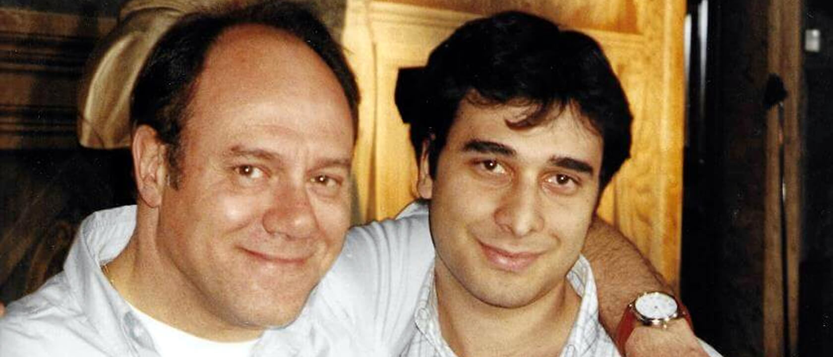 Andrea Cotticelli con Carlo Verdone