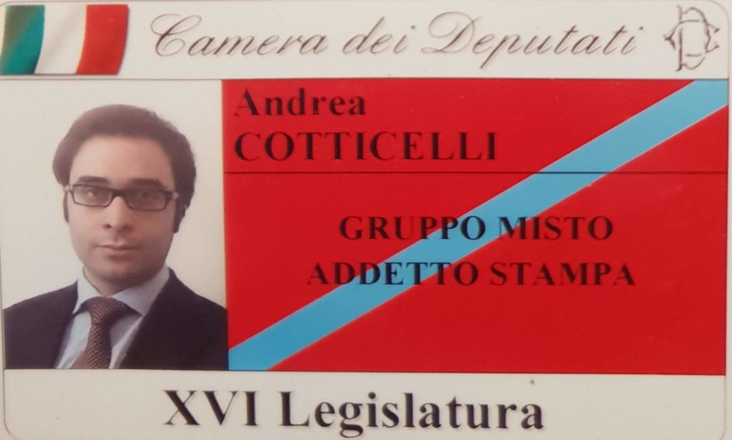 Andrea Cotticelli è stato l’addetto stampa del gruppo parlamentare dell'MPA