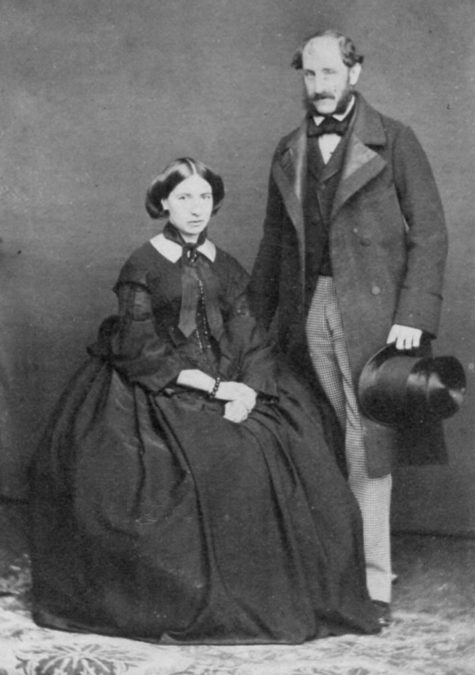 I Principi Enrico e Teresa Barberini nel 1854