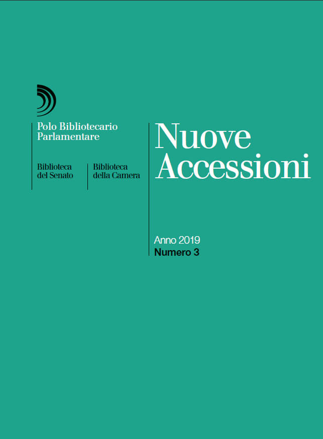 Il libro di Andrea Cotticelli è presente nella rassegna Nuove Accessione 2019 Numero 3