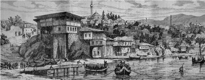 Veduta di Massaua, occupata dall’Italia il 5 febbraio 1885