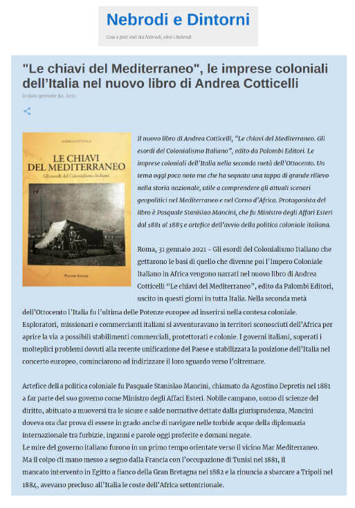 Nebrodi e Dintorni, 30 Gennaio 2021