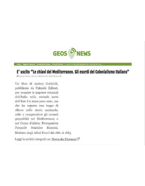 Geos News, 29 Gennaio 2021