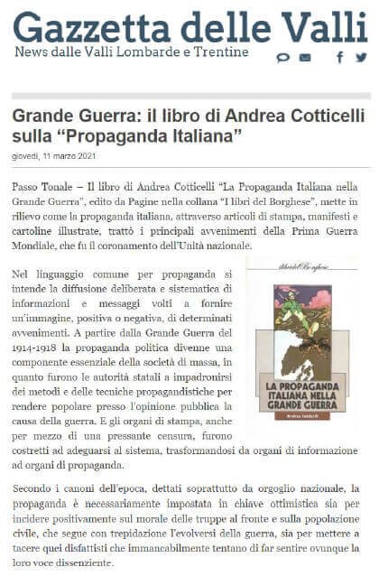 Gazzetta delle Valli, 11 Marzo 2021