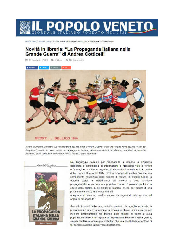 Il Popolo Veneto, 18 Febbraio 2020