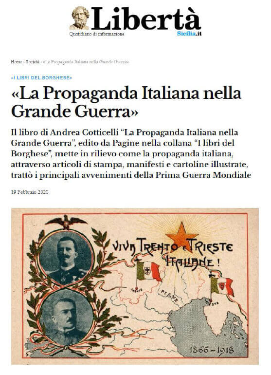 Libertà Sicilia, 19 Febbraio 2020