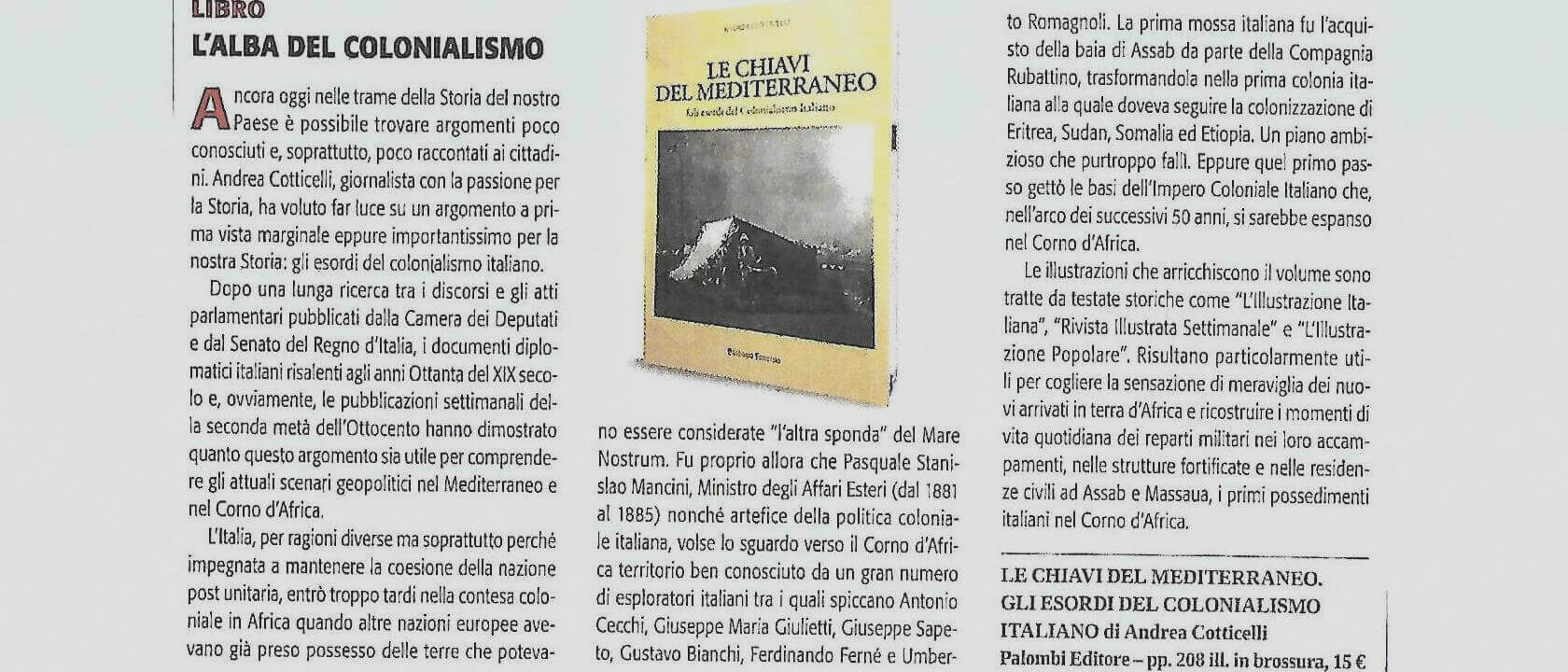 Le chiavi del Mediterraneo:il libro di Andrea Cotticelli su BBC History Italia