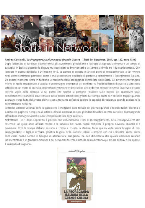Storia in Network, 1 Marzo 2020