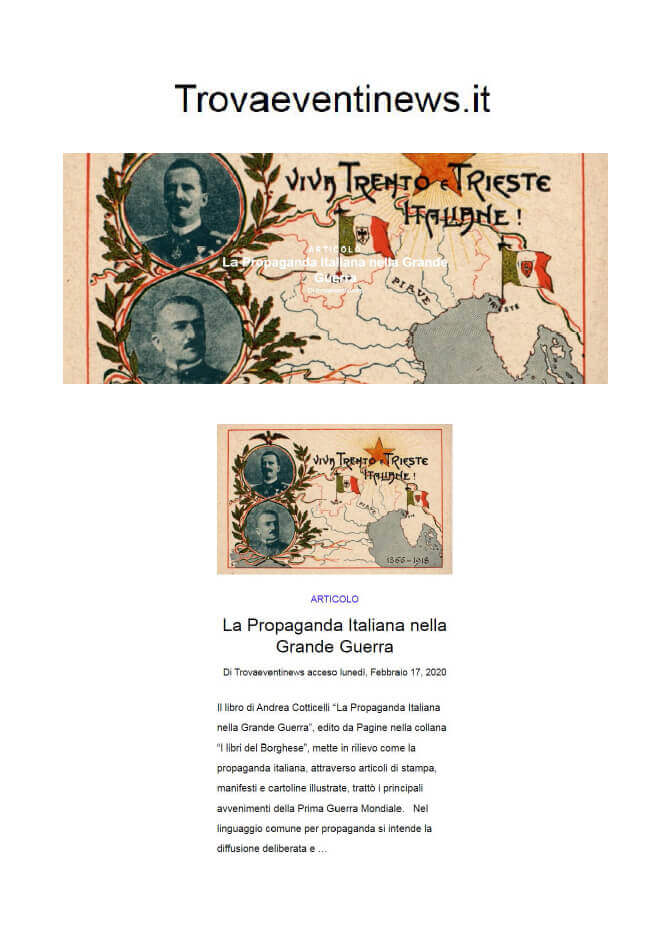 TrovaEventiNews.it, 17 febbraio 2020