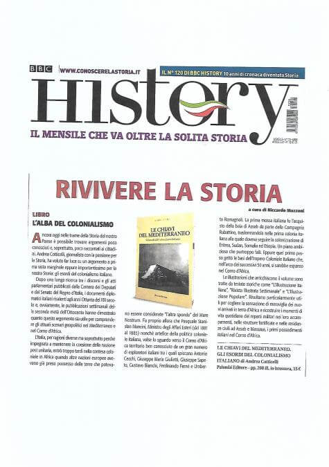 BBC History Italia – 1 Aprile 2021: L’Alba del Colonialismo
