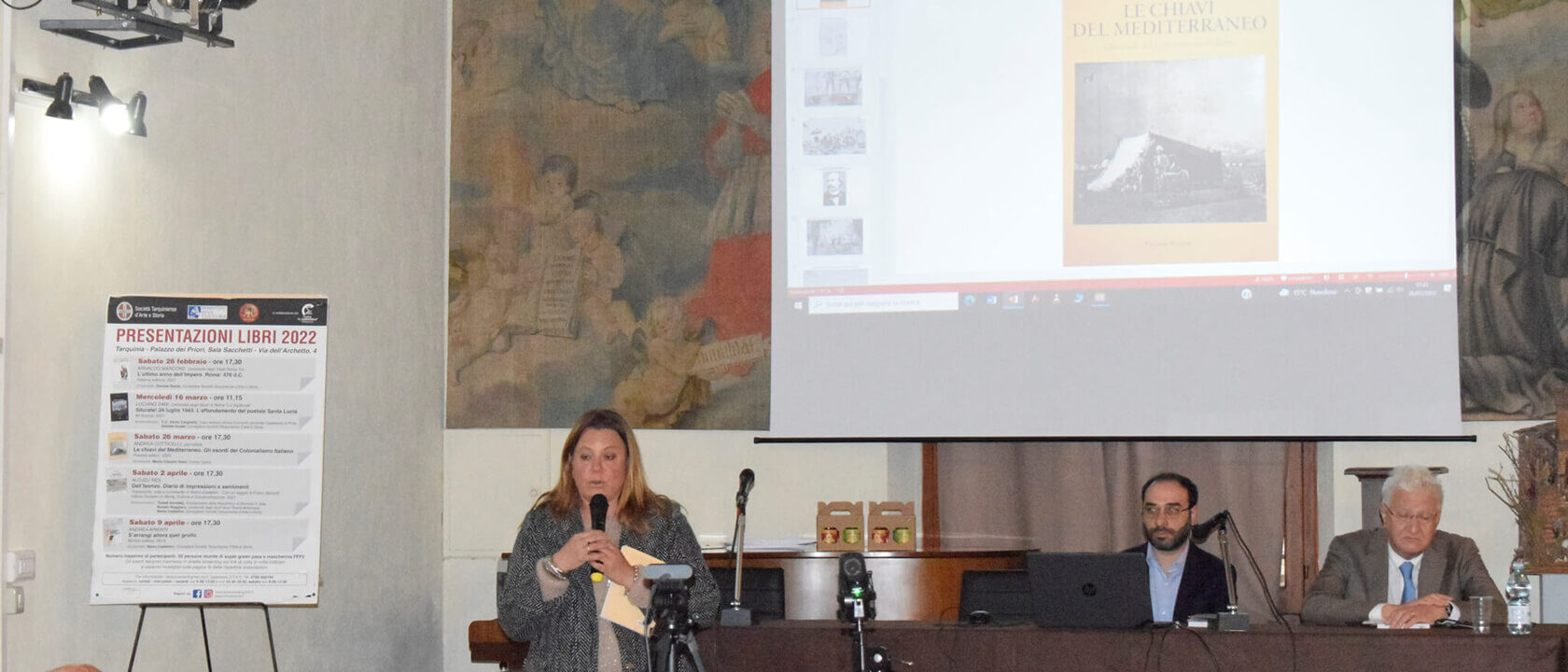 Andrea Cotticelli ha presentato alla STAS il suo ultimo libro“Le chiavi del Mediterraneo” sugli esordi del Colonialismo Italiano