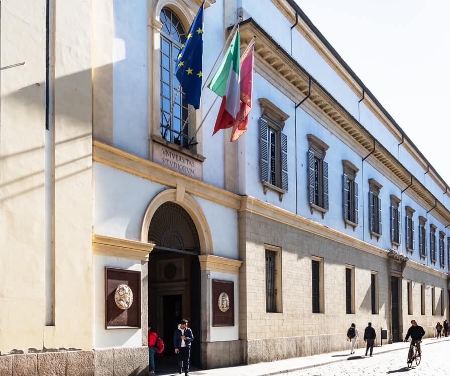 La sede dell’Università di Pavia in Corso Strada Nuova 65 a Pavia