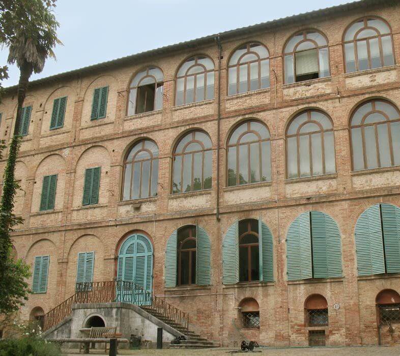 La sede della Biblioteca di Area Umanistica dell’Università di Siena - BAUMS a Siena
