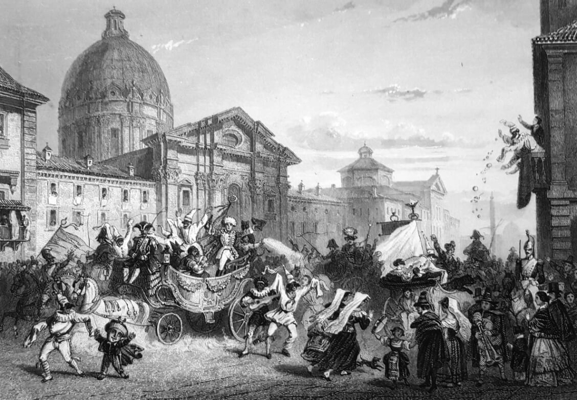 Il Carnevale Romano era l’apice della stagione mondana della Roma Pontificia