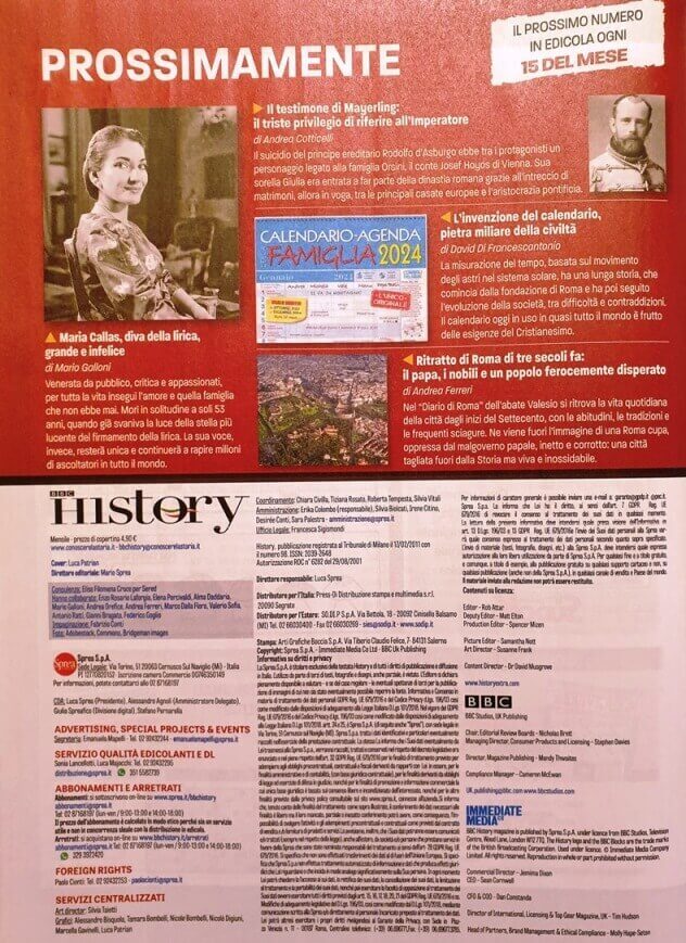 BBC History Italia, N° 152 Dicembre 2023