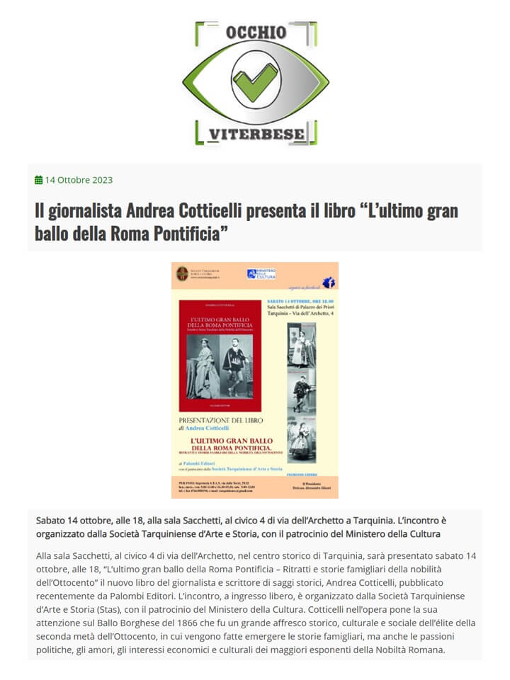 Occhio Viterbese, 11 Ottobre 2023