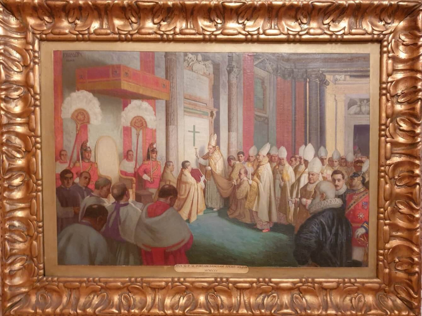 L’Opera donata il 14 Dicembre 2024 da Andrea Cotticelli alla STAS: Francesco Blasetti, “Pius XI PM Portam Sanctam Aperit AN JVB MCMXXV” (Roma, 1925, Scuola Italiana del XX secolo)