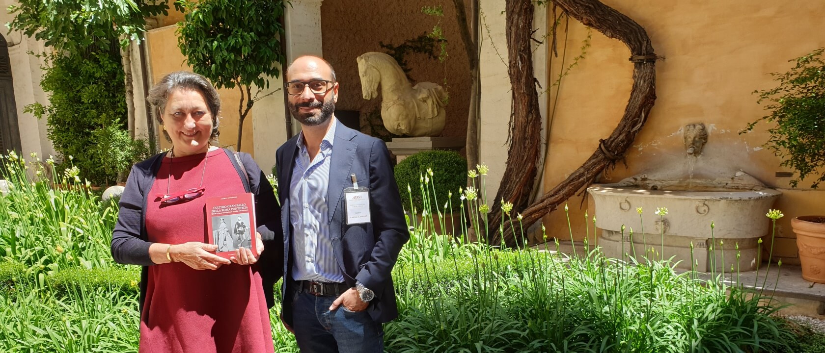 Andrea Cotticelli a Palazzo Torlonia ha presentato “L’ultimo gran ballo della Roma Pontificia”