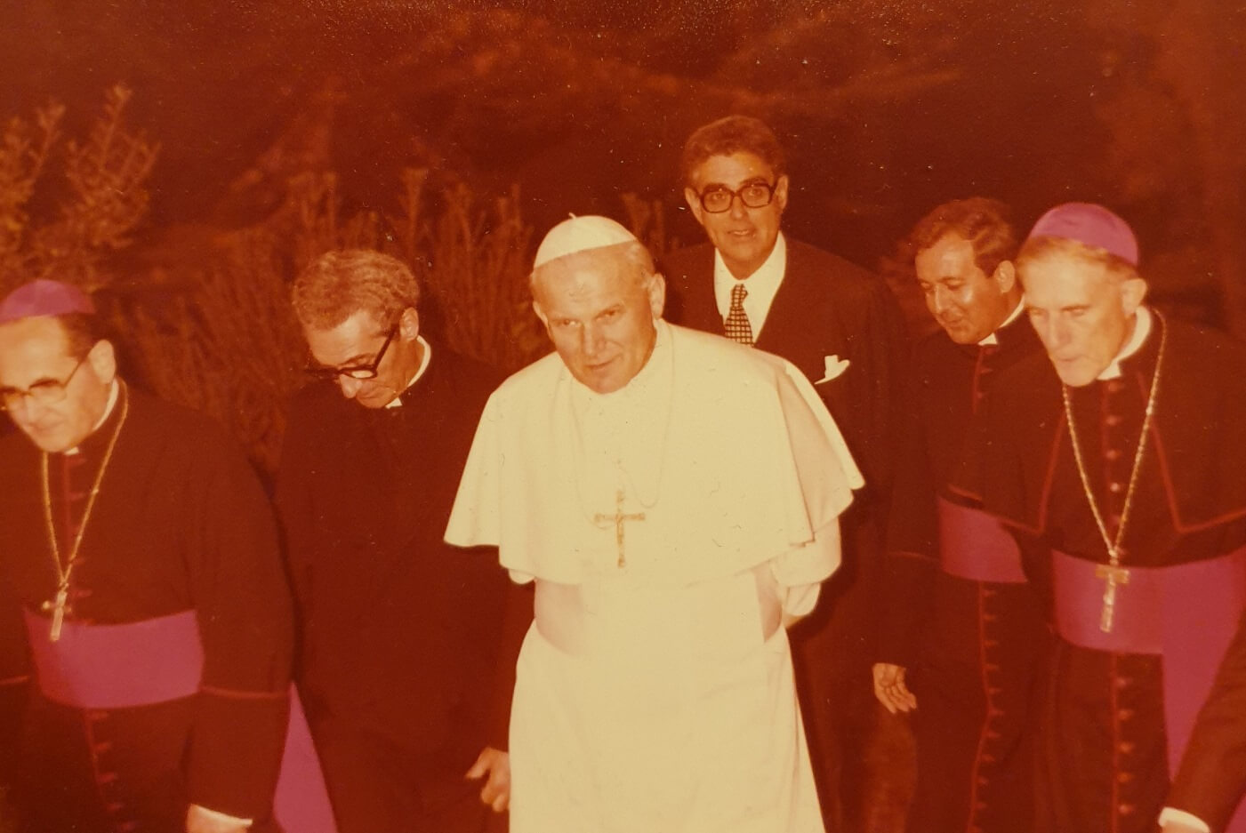 Il Marchese Giulio Sacchetti Delegato Speciale della Pontificia Commissione al seguito di Papa Giovannni Paolo II (Collezione A. Cotticelli)